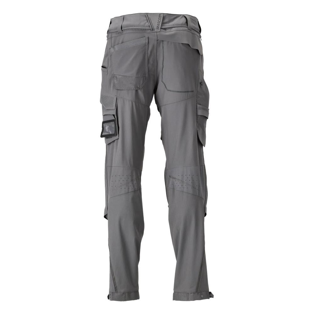 Hose, Knietaschen, Stretch, leicht Hose, Anthrazitgrau