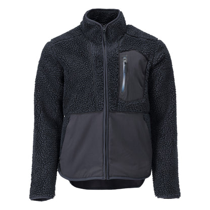 Faserpelz Jacke mit Reißverschluss Faserpelzjacke