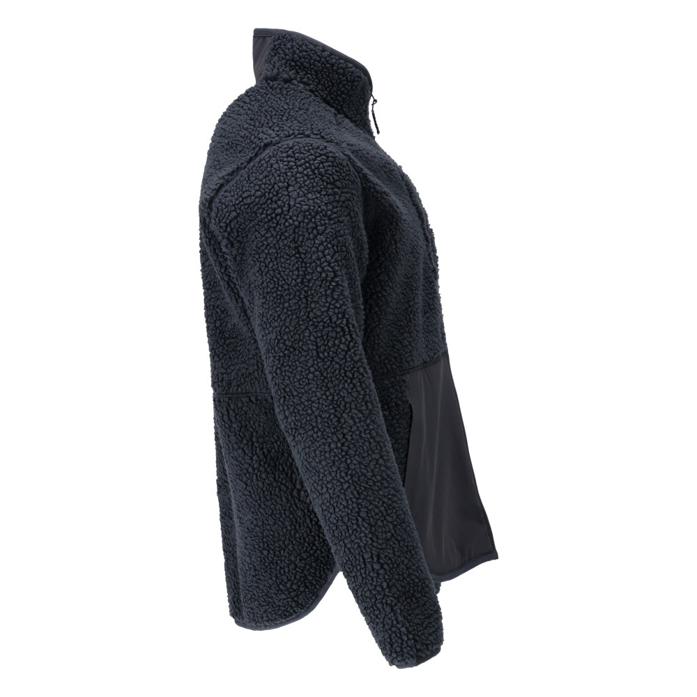 Faserpelz Jacke mit Reißverschluss Faserpelzjacke