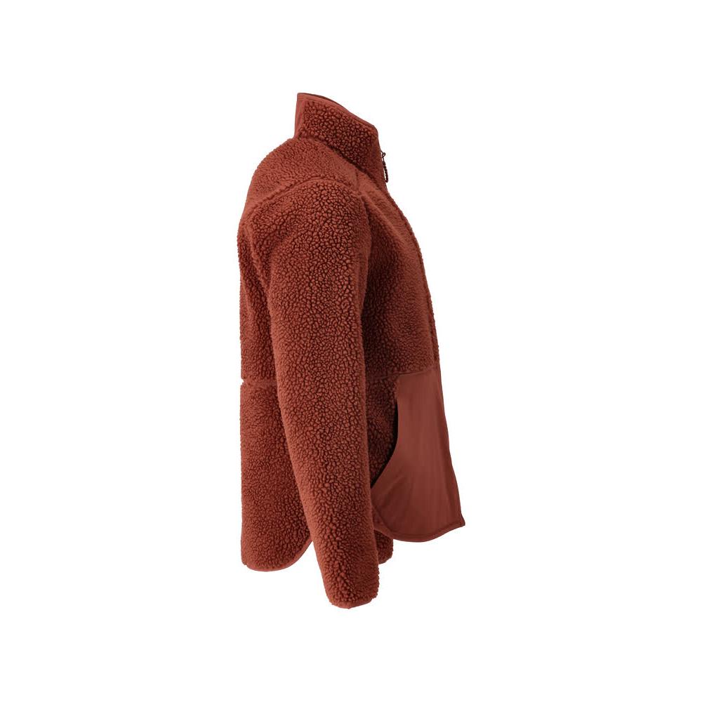 Faserpelz Jacke mit Reißverschluss Faserpelzjacke