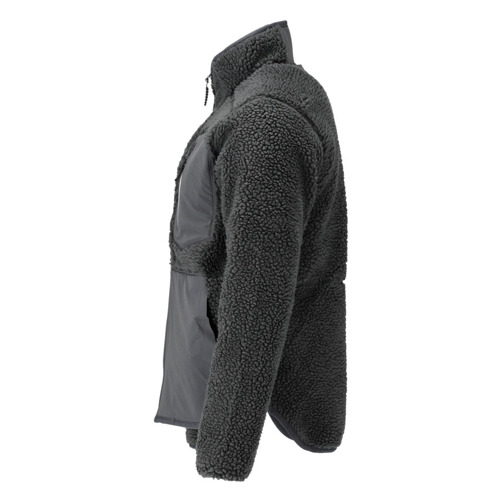 Faserpelz Jacke mit Reißverschluss Faserpelzjacke