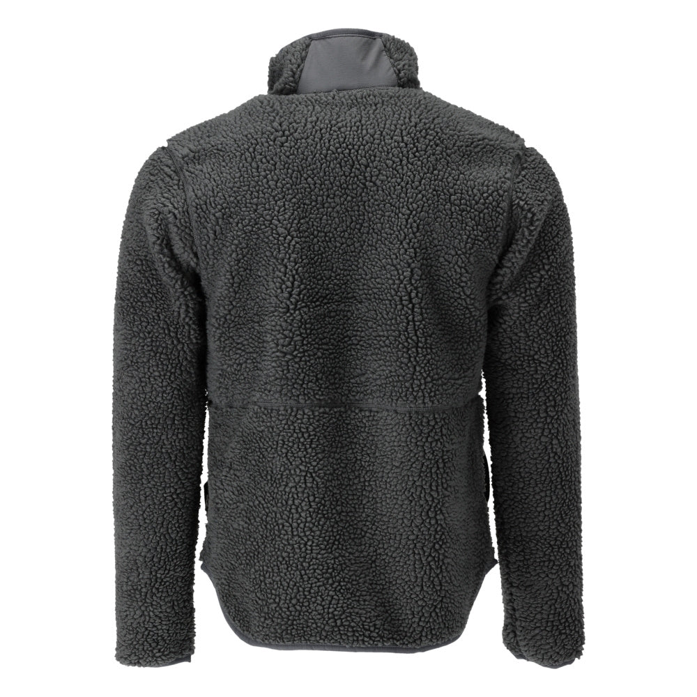 Faserpelz Jacke mit Reißverschluss Faserpelzjacke