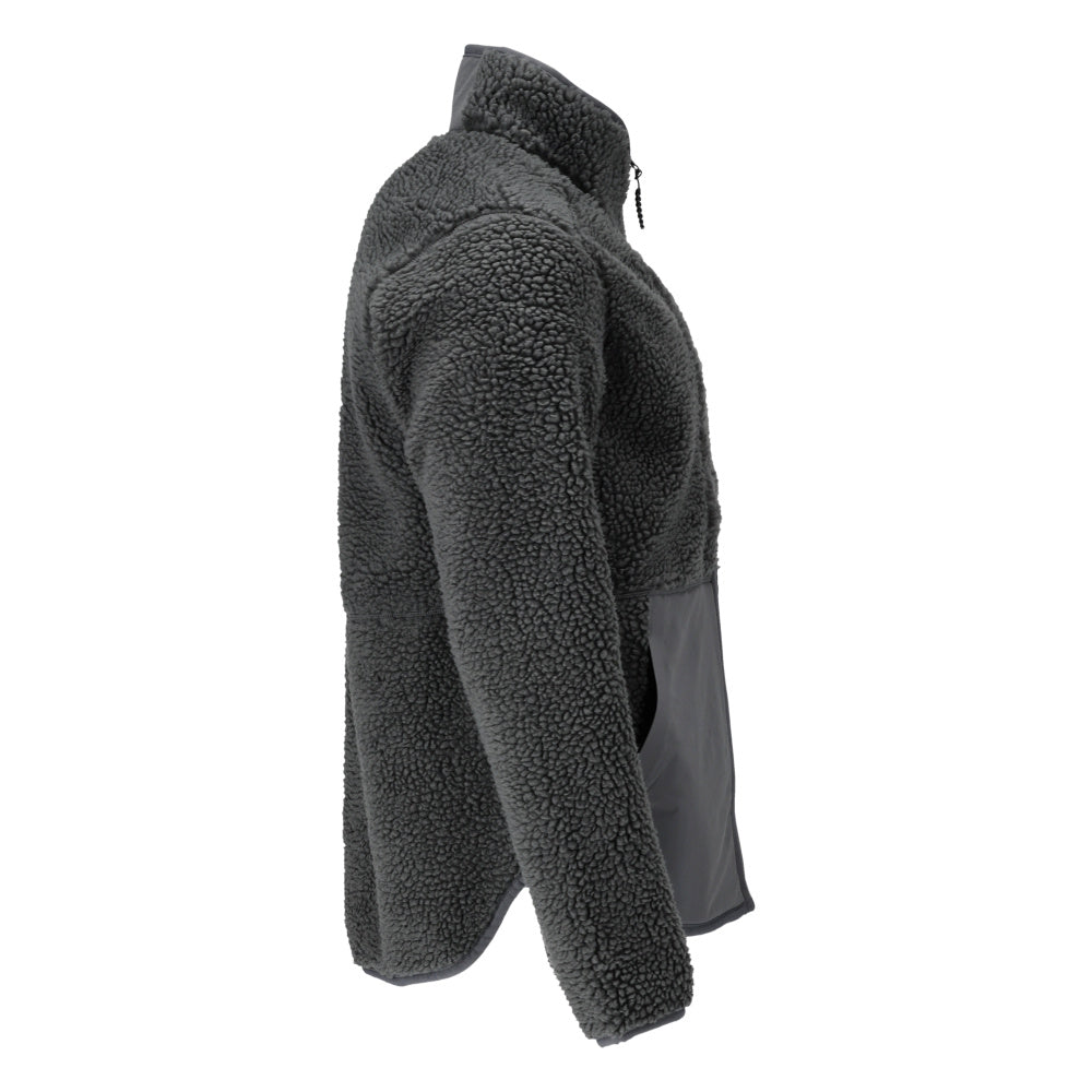 Faserpelz Jacke mit Reißverschluss Faserpelzjacke