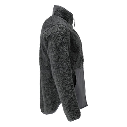 Faserpelz Jacke mit Reißverschluss Faserpelzjacke