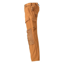 Pants with knee pockets, ULTIMATE STRETCH pants, nut brown