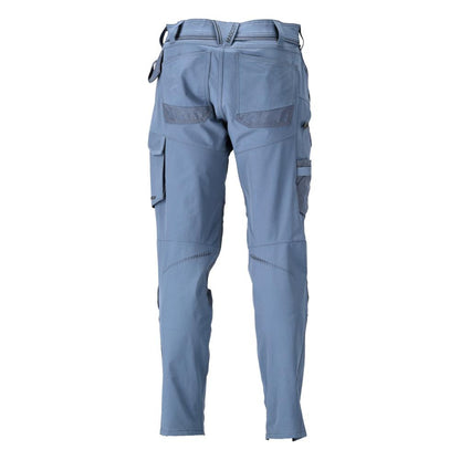 Pants with knee pockets, ULTIMATE STRETCH pants, stone blue
