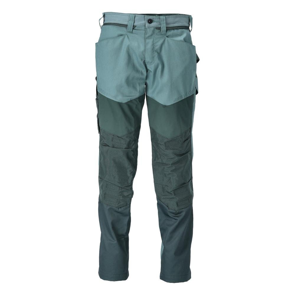 Hose mit Knietaschen Hose, helles waldgrün/waldgrün
