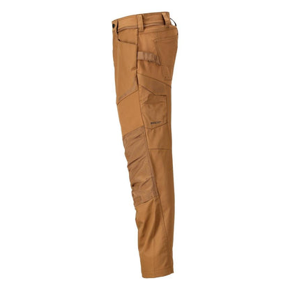 Hose mit Knietaschen Hose, Nussbraun