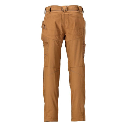 Hose mit Knietaschen Hose, Nussbraun