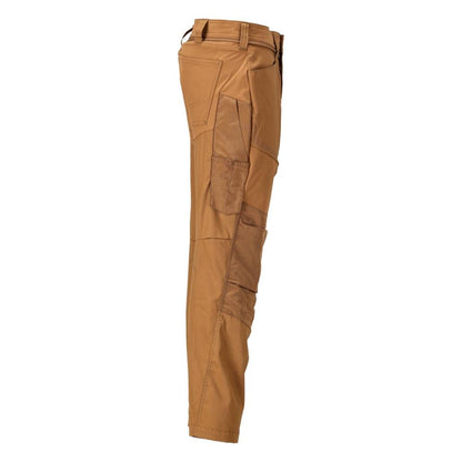 Hose mit Knietaschen Hose, Nussbraun