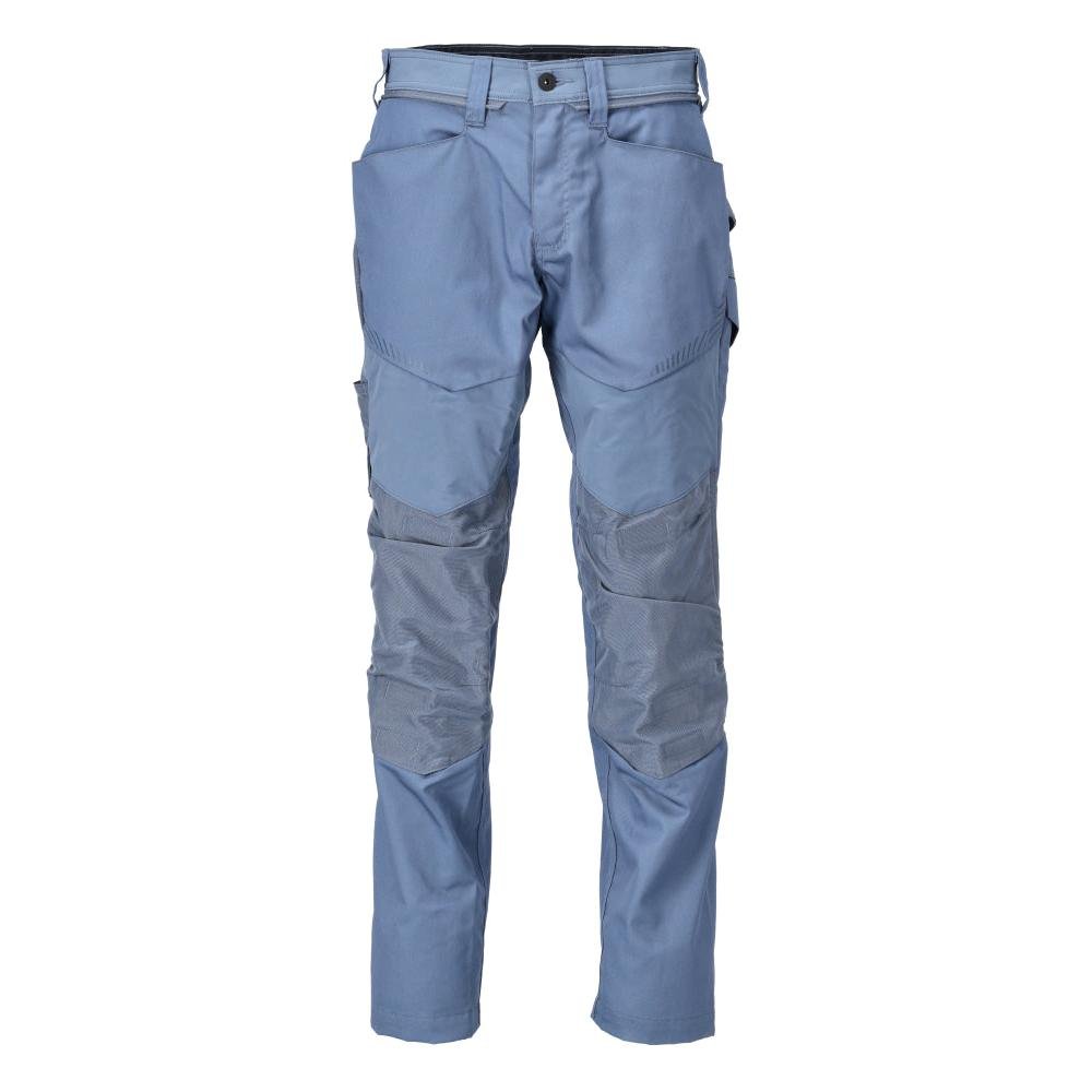 Hose mit Knietaschen Hose, steinblau