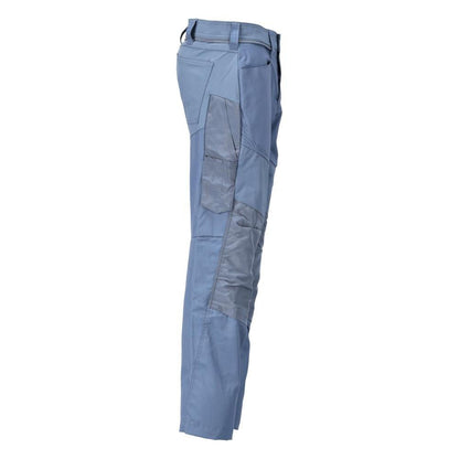 Hose mit Knietaschen Hose, steinblau