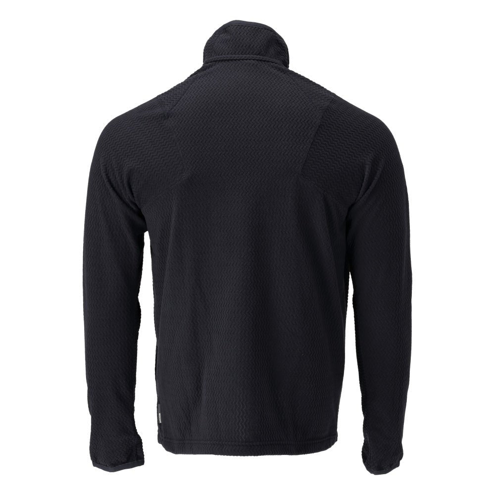 Microfleece Pullover mit kurzum Zipper Microfleecejacke