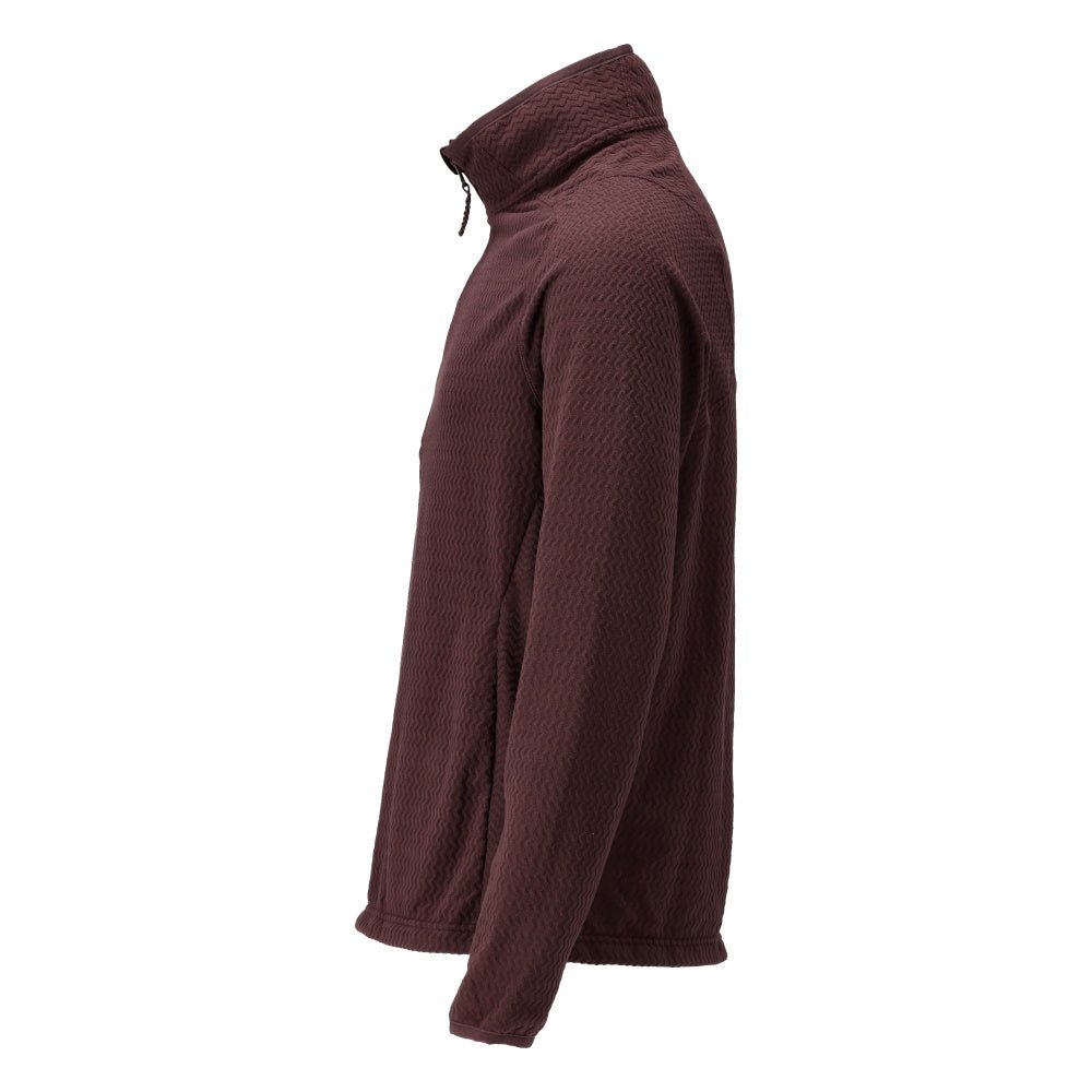 Microfleece Pullover mit kurzum Zipper Microfleecejacke