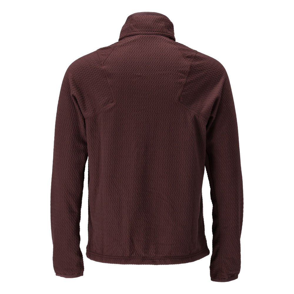 Microfleece Pullover mit kurzum Zipper Microfleecejacke