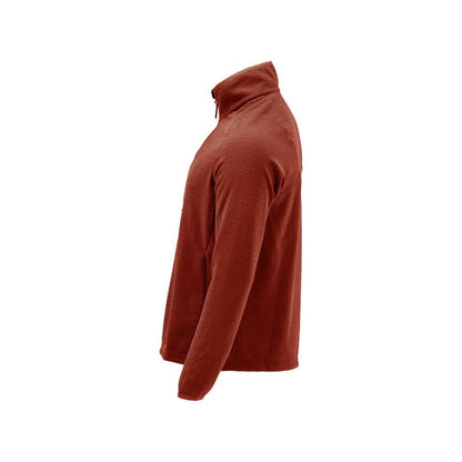 Microfleece Pullover mit kurzum Zipper Microfleecejacke