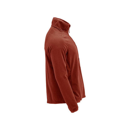 Microfleece Pullover mit kurzum Zipper Microfleecejacke