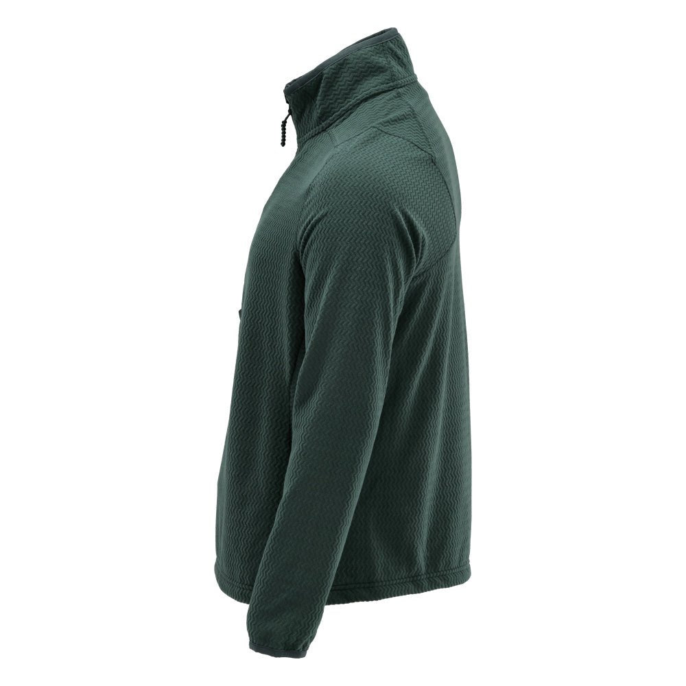 Microfleece Pullover mit kurzum Zipper Microfleecejacke