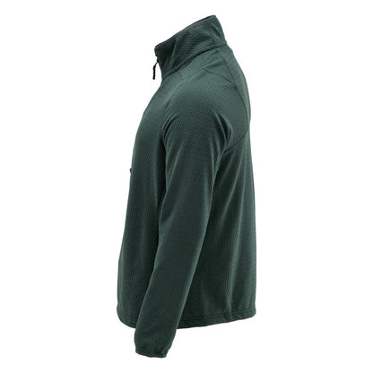 Microfleece Pullover mit kurzum Zipper Microfleecejacke