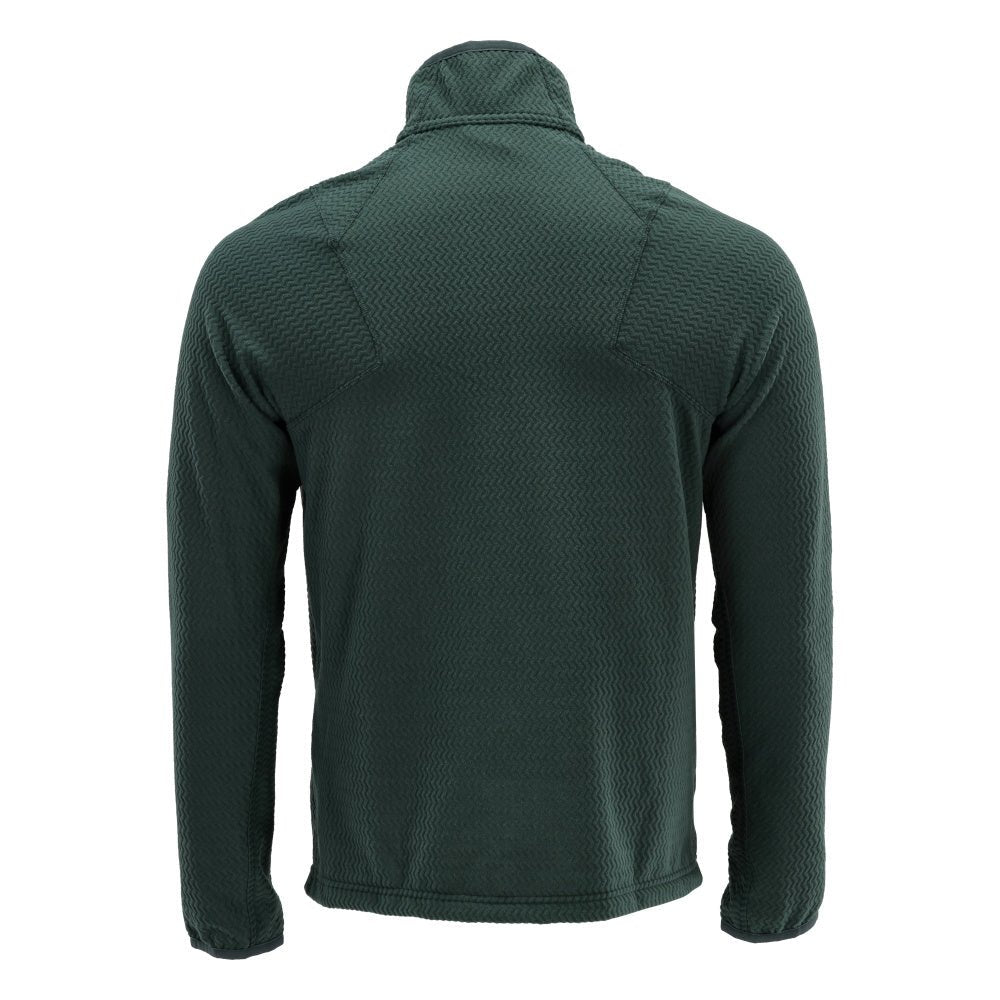 Microfleece Pullover mit kurzum Zipper Microfleecejacke