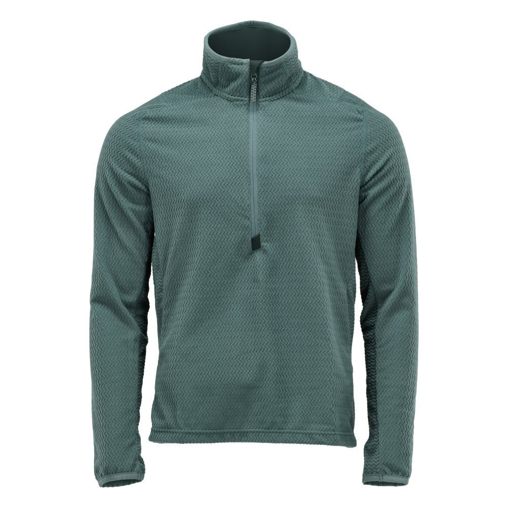 Microfleece Pullover mit kurzum Zipper Microfleecejacke
