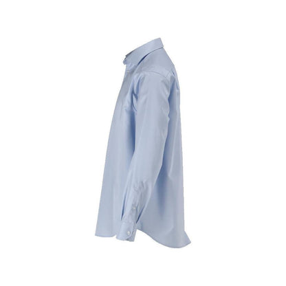 Hemd, klassische Passform, hellblau/weiss