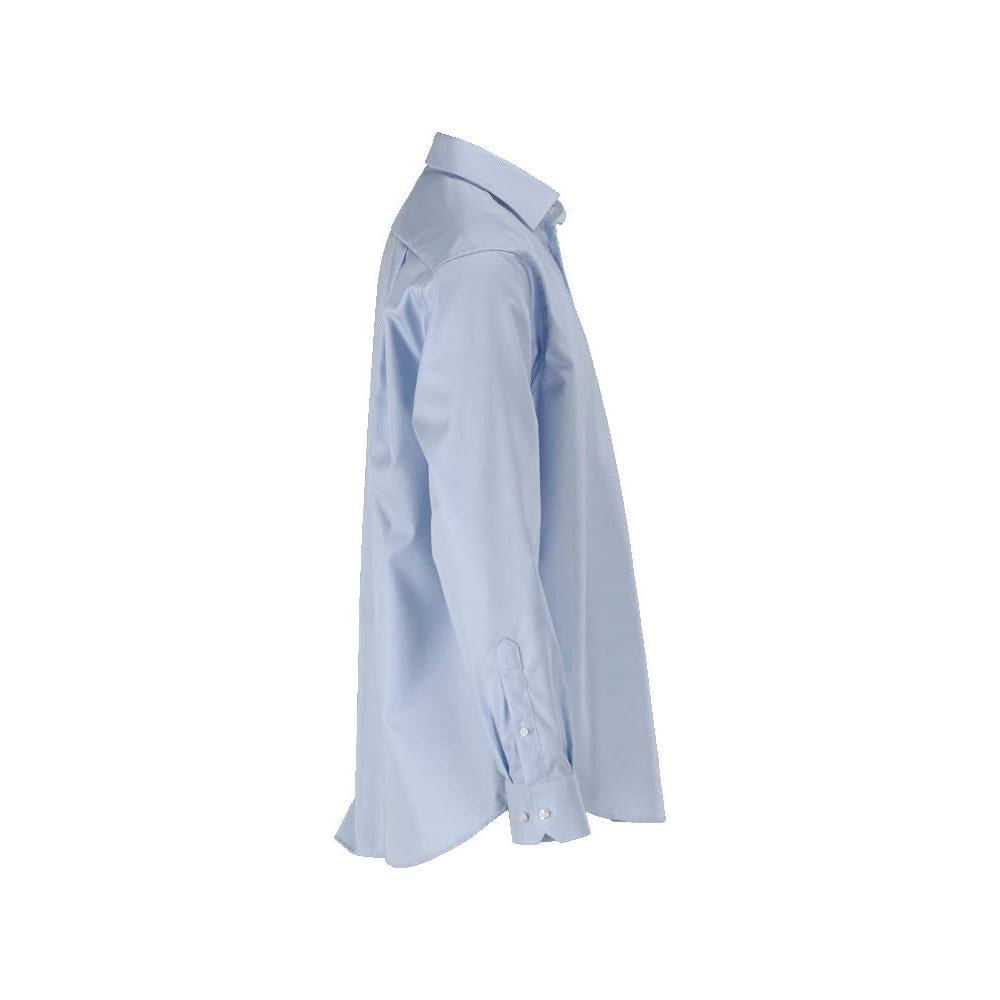 Hemd, klassische Passform, hellblau/weiss