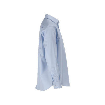 Hemd, klassische Passform, hellblau/weiss