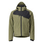 Winter jacket with CLIMASCOT®, waterproof winter jacket, moss green/black