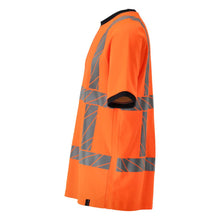 T-Shirt, moderne Passform T-shirt, hi-vis orange