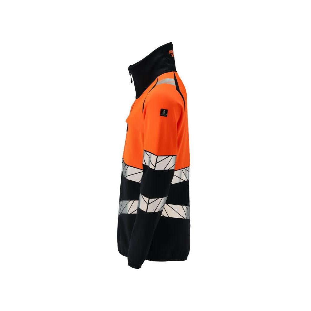 Fleecepullover mit Reißverschluss Microfleecejacke