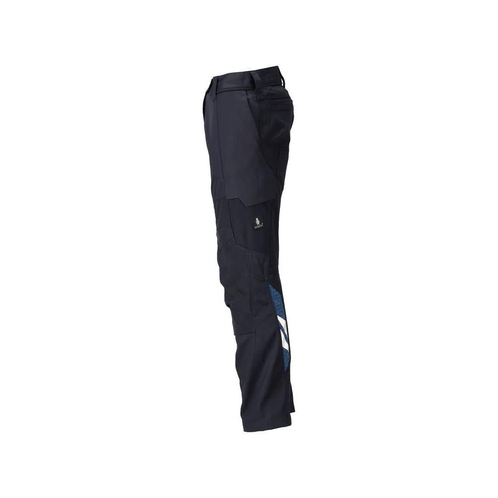 Hose mit Knietaschen, Damen Hose, schwarzblau