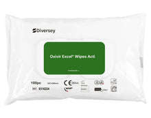 Auslaufartikel: Diversey Oxivir® Excel Wipe Desinfektionstücher mit breitem Wirkungsspektrum | Packung (100 Tücher)