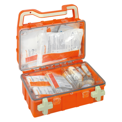 Erste-Hilfe-Koffer orange DYNAMIC-GLOW S Standard DIN 13157  | Koffer (1 Stück)