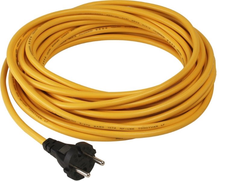 Numatic supply cable 3-wire, 15.0 x 1.50 mm, yellow | Pack (1 piece)