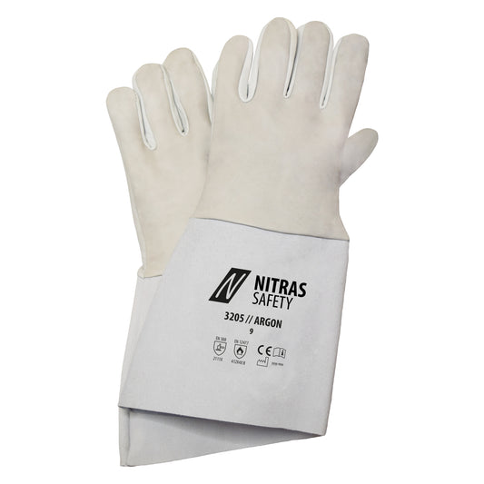 NITRAS ARGON, welding gloves, gray