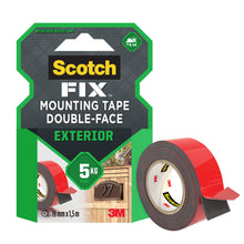 Das 3M Deutschland GmbH Scotch-FIX™ Doppelseitiges Außenmontageband 5412-1915-P, 19 mm x 1,5 m (1 Rolle/Packung), ist ein witterungsbeständiges Montageband, das bis zu 5 kg trägt und ideal für Außenanwendungen geeignet ist.