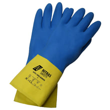 NITRAS DUAL BARRIER, Chemikalienschutzhandschuhe, gelb / blau