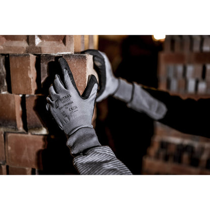 NITRAS NYLOFLEX, assembly gloves, gray / black