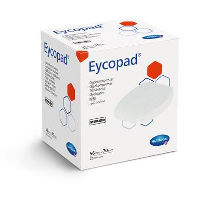 Hartmann Eycopad Eye Compress, Non-Sterile, 56x70 mm | Package (50 pieces)