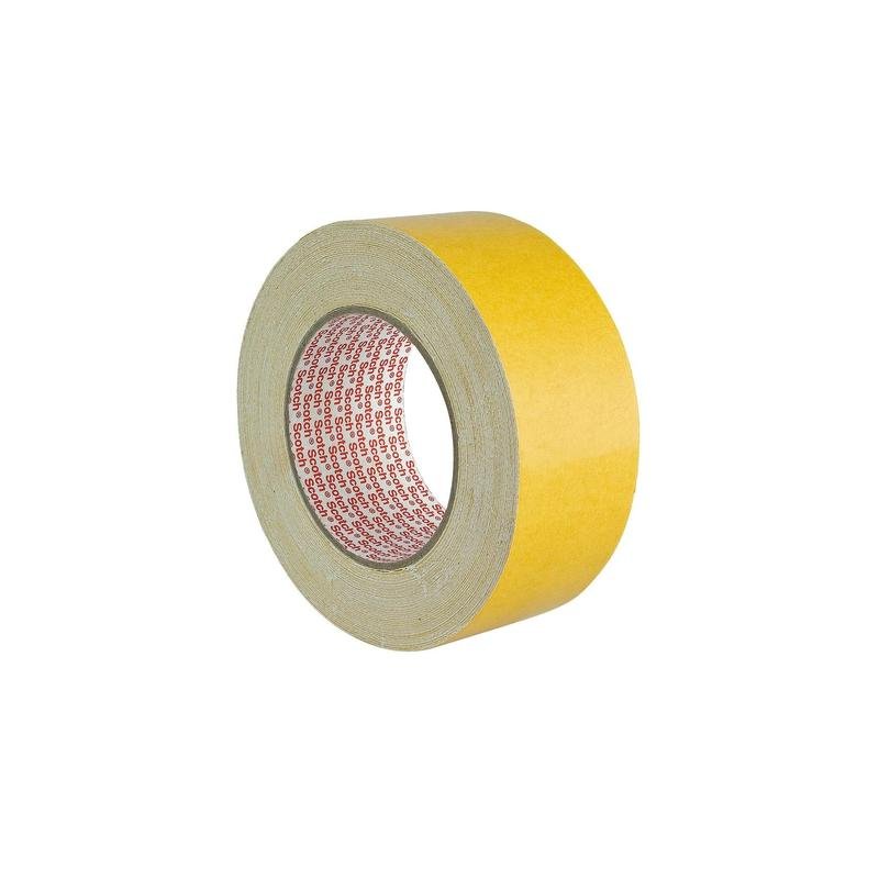 3M™ Doppelseitiges Klebeband 9191, Weiß, 50 mm x 25 m, 0.26 mm, Blister | Packung (1 Rolle)