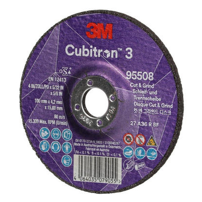 3M™ Cubitron™ 3 Cut and Grind grinding disc