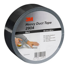 3M™ Schwerlast-Gewebeklebeband 2904, Schwarz - Duct-Tape für starke Anwendungen