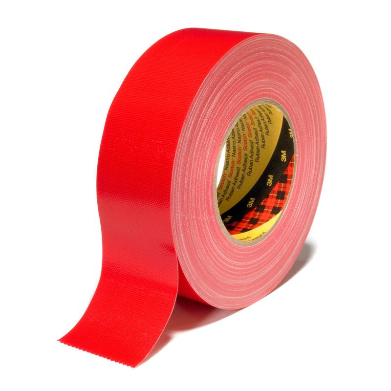 3M™ Gewebeklebeband 389 Rot - Duct Tape für starke Haftung