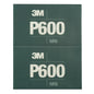 3M™ Hookit™ Flexible Sanding Strips 270J, Green, 140mm x 171mm, P600, 34339 | Carton (1 pack)
