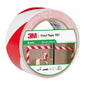 3M™ Gefahrenwarnmarkierungsband 767i, Rot/Weiß, 50 mm x 33 m, einzelverpackt | Packung (1 Rolle)