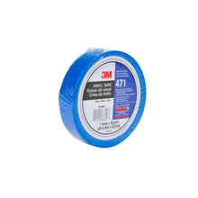 3M™ Soft PVC Tape 471, Blue, 9mm x 33m, 0.14mm, Individually Packed | Pack (1 roll)