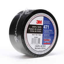 3M™ Weich-PVC-Klebeband 471, Schwarz, 50 mm x 33 m, 0.14 mm, einzelverpackt | Packung (1 Rolle)