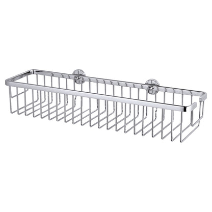 tesa ALUXX Shower Basket (No Drilling Required), 45 cm wide, includes adhesive solution