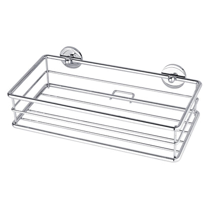 tesa BAATH Single-Tier Shower Shelf, Chrome-Plated, Includes Adhesive Solution